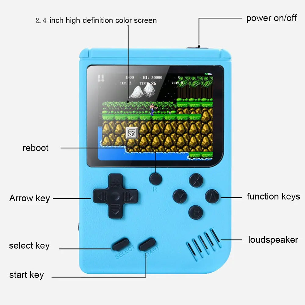 Retro Hand Held Gaming Console